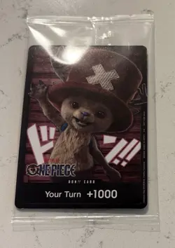 Tony Tony Chopper Don!! Netflix Live Action One Piece Promo Card Sealed English - Image 2