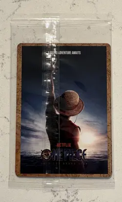Tony Tony Chopper Don!! Netflix Live Action One Piece Promo Card Sealed English - Image 3
