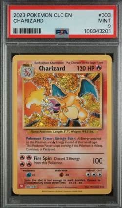 2023 POKEMON CLC-CLASSIC CHARIZARD & HO-OH EX DECK #003 CHARIZARD PSA 9 - Image 1