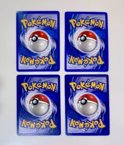 Pokemon TCG 1999 Vintage Base Set 4 Card Lot - Horsea Seadra Grimer Oddish NM - Image 2