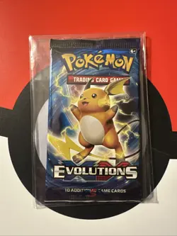 Pokemon TCG 2016 XY Evolutions Booster Pack - Sealed + 2017 Sealed promo Cards! 820650801556 - Image 1