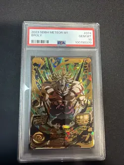 PSA 10 Broly MM1-074 2023 Super Dragon Ball Heroes Card Japanese - Image 1