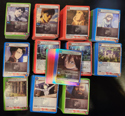 900+ Attack on Titan Union Arena JP UA23BT/AOT-1 Bulk & Foil Cards - Image 1