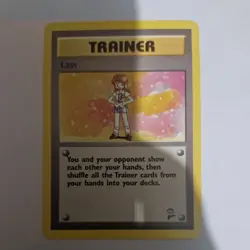 1x WOTC Lass Base Set 2 104/130 Non Holo RARE VINTAGE Pokemon TCG Card M/NM - Image 1