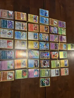 Pokemon TCG 44 Card Lot Blastoise EX Snorlax VMAX Holo Regular English - Image 2