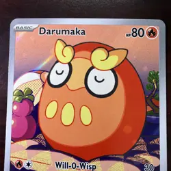 Darumaka 097/086 Sv: Black Bolt Illustration Rare Holo Pokemon TCG Card NM+ - Image 3
