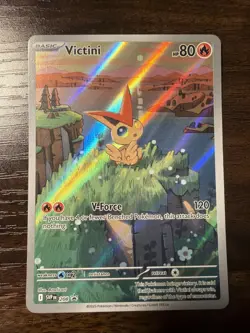 Victini 208 Pokemon TCG SV Promo Card Illustration Collection, English - Image 1