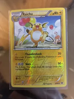 Pokemon TCG Raichu Card Next Destinities Series, Reverse Holo, 40/99 - Image 3