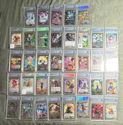 Bandai Dragon Ball Super Graded Foil Rare Lot 36 Cards Son Goku Vegeta Frieza - Image 1