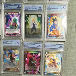 Bandai Dragon Ball Super Graded Foil Rare Lot 36 Cards Son Goku Vegeta Frieza - Image 2