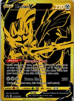 Zacian V #SWSH076 SWSH: Sword & Shield Promo Cards Pokemon Near Mint or Better - Image 1