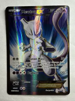Mewtwo EX (Full Art) 157/162 Breakthrough Ultra Rare Holo Pokemon TCG Card - Image 1
