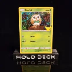 Rowlet 7/25 - McDonald's 25th Anniversary - Holo - Pokemon Card TCG - LP - Image 1