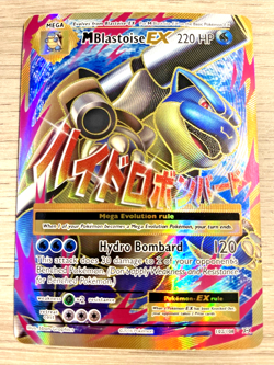 Pokemon Card M Blastoise 102/108 Mega Evolutions Holo 2016 Ultra Rare - Image 1
