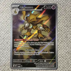 Pokemon TCG Alakazam MEP Holo 009 Stage 2 140 HP Psychic 2025 Card - Image 1