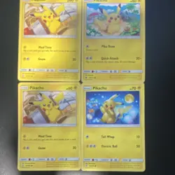Pokemon TCG Pikachu Sword & Shield Basic Cards Lot of 4 Regular English - Image 1