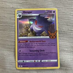 Gengar Trick or Trade BOOster #066/196 Rare Pokemon Card Halloween Lost Origin - Image 1