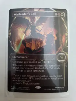 mtg, Warleader's Call (Showcase) Murders at Karlov Manor Foil NM - Image 1