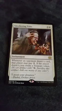 MTG DOUBLE MASTERS 2022 SMOTHERING TITHE - Image 1