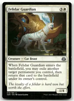 Felidar Guardian #19 (MP) Aether Revolt AER Magic MTG - Image 1