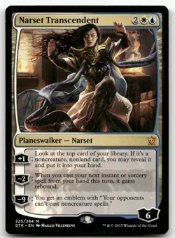 Narset Transcendent #225 (LP) Dragons of Tarkir DTK Magic MTG - Image 1