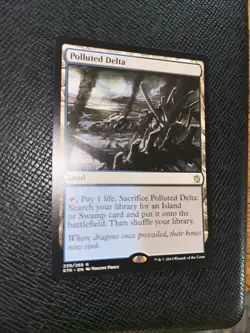 Magic The Gathering MTG POLLUTED DELTA Khans of Tarkir NM Near Mint - Image 3