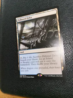 Magic The Gathering MTG POLLUTED DELTA Khans of Tarkir NM Near Mint - Image 4
