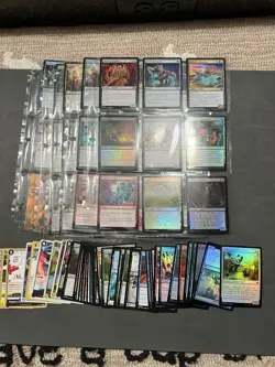 Huge Magic the Gathering And One Piece Lot Holos Uncommon Rares Binder Wotc Tcg - Image 1