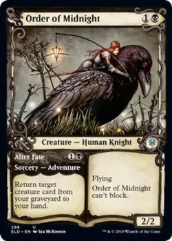 Order of Midnight // Alter Fate - Showcase x4 - Throne of Eldraine - NM-Mint, En - Image 1