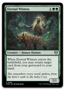 Eternal Witness #286 (NM) Commander Masters CMM Magic MTG - Image 1