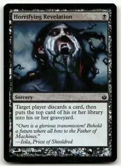 Horrifying Revelation #45 (Foil) (NM) Mirrodin Besieged MBS Magic MTG - Image 1