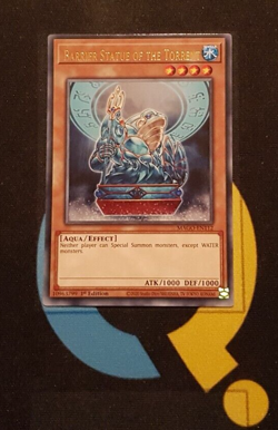 Barrier Statue of the Torrent MAGO-EN112 Gold Rare 1st Edition YuGiOh - Image 1