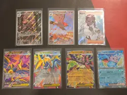 7 CARD LOT Pokemon Perfect Order Full Art, EX PACK FRESH - Image 1