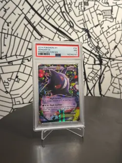 2014 Pokemon Gengar EX Holo PSA 7 Near Mint XY-Phantom Forces 34/119 Ultra Rare - Image 1