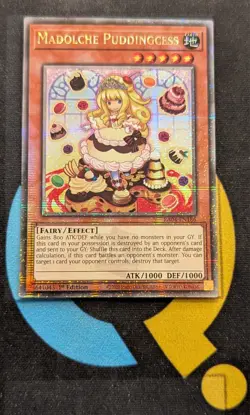 RA04-EN186 Madolche Puddingcess Quarter Century Secret Rare 1st Ed YuGiOh - Image 1