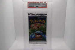 1999 Pokemon Base Set (Shadowless) Booster Pack (Venusaur) PSA 10! - Image 1