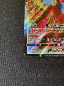 Scizor VMAX Darkness Ablaze 119/189 - NM - Pokemon - Image 4