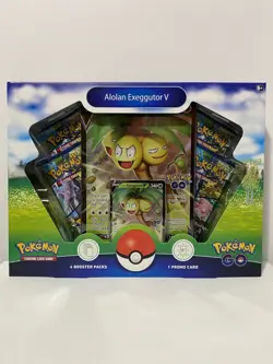 Set of FOUR (4) Pokemon Go ALOLAN EXEGGUTOR V Box Collection Brand New Sealed - Image 2