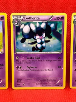 Pokemon TCG Gothita 43/98, Gothorita 45/98 & Gothorita 46/98 Non Holo - Image 3