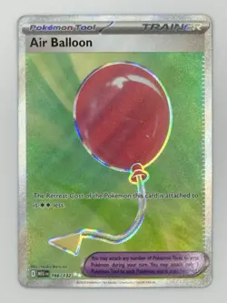 Pokemon Air Balloon 166/132 Me01: Mega Evolution Holo - Image 1