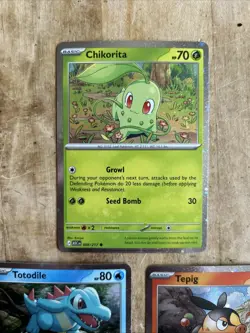 Lot Of (75) Pokemon Ascended Heroes Cosmos Promo: Totodile, Tepig, Chikorita - Image 3