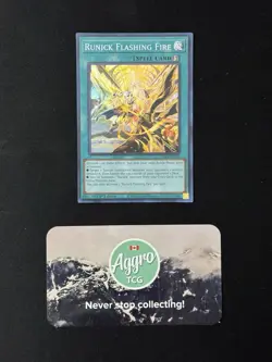 Runick Flashing Fire - Yugioh TAMA-EN030 1st Edition Super Rare NM - Image 1