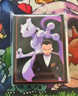 Destined Rivals Sealed Mewtwo & Giovanni Sleeves - 65 Sleeves - Pokemon TCG - Image 1