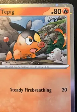 Tepig 029/217 Cosmos Holo Common Promo Ascended Heroes Pokemon TCG - Image 3