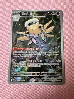 2025 Pokemon Mega Evolutions SHEDINJA 144/132 Illustration Rare - Image 1
