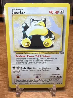 Snorlax 27/64 Rare Jungle Unlimited Pokemon - Image 1