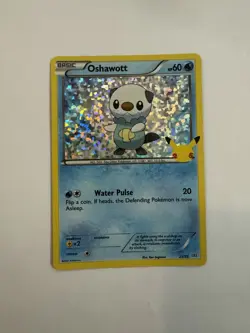 McDonald's Oshawott 21/25 Promo Holo Foil Rare Pokemon 2021 Celebrations - Image 1
