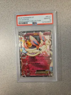 2016 Pokemon Generations Radiant Collection RC21 Sylveon EX PSA 10 - Image 1
