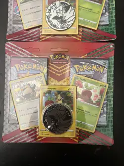2x Pokemon TCG Morpeko, Snorlax, Applin 2-Pack Blister w/ Coin - Fusion strike - Image 4