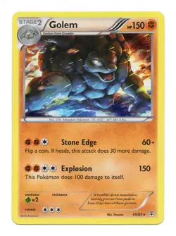Pokemon TCG Golem Generations 45/83 Holo Holo Rare - Image 1